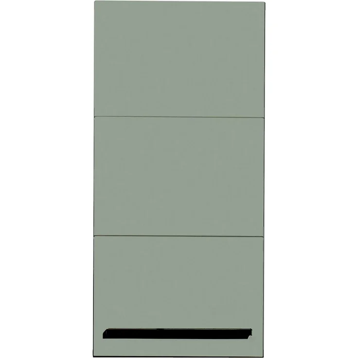Badezimmer-Set >Vista< (4-tlg.) in Viking Oak / Schilfgrün - 115x190x31 (BxHxT) – Bild 5