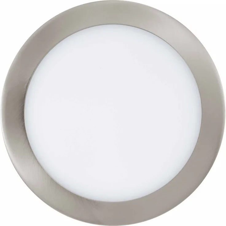 Eglo 96408 LED Einbauleuchte FUEVA 1 nickel-matt, 16,47W Ø225mm rund 3000K dimmbar