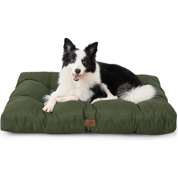 BEDSURE waschbares Hundebett Oxford für Große Hunde, 91x68 cm grün