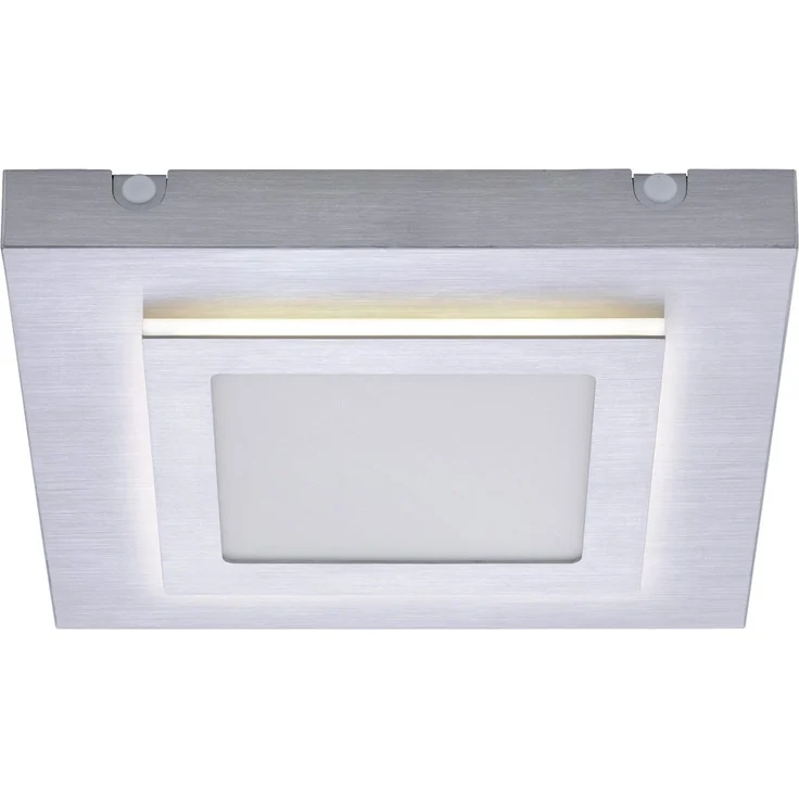 LED Deckenlampe, Aluminium, silber, warmweiß, L 30 cm – Bild 4