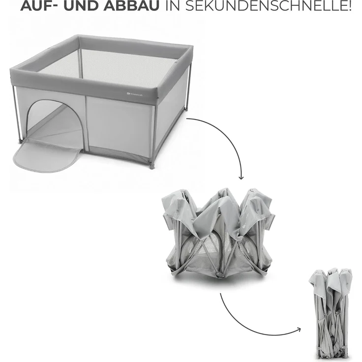 Kinderkraft Laufstall ZIKI, inkl. Tragetasche – Bild 3