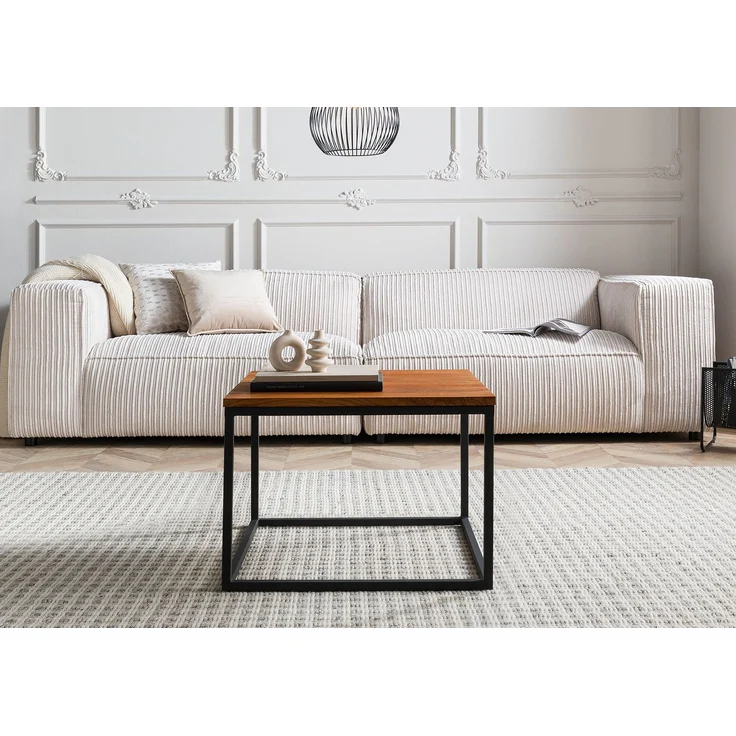 Couchtisch Wildeiche 60 x 60 x 43 natur geölt LOUNGE COLLECTION #07 – Bild 3