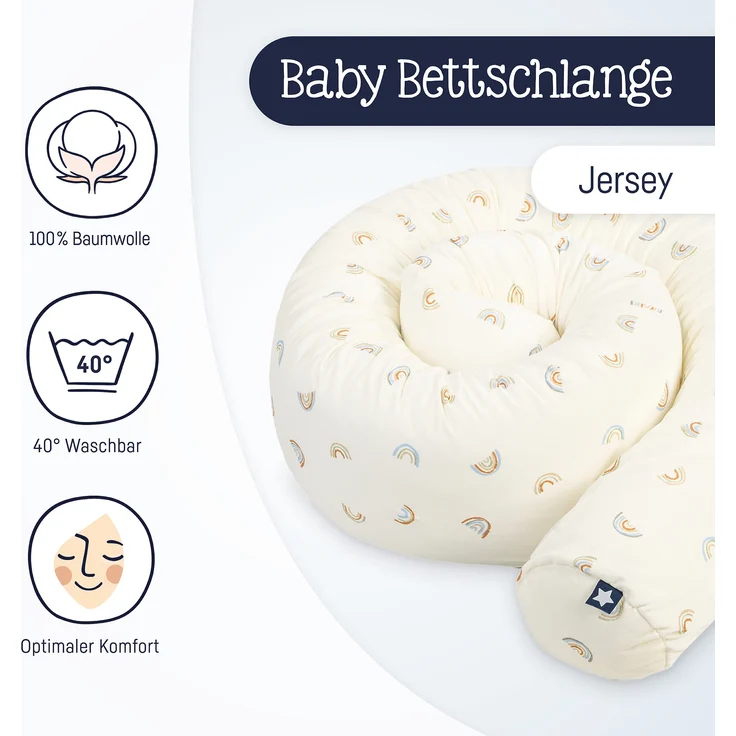 Julius Zöllner Bettschlange Jersey Little Bow 180 – Bild 4