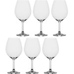 La Porcellana Bianca La Porcellana Bianca 6er Set Burgunder Weingläser 710 ml P401300035Z