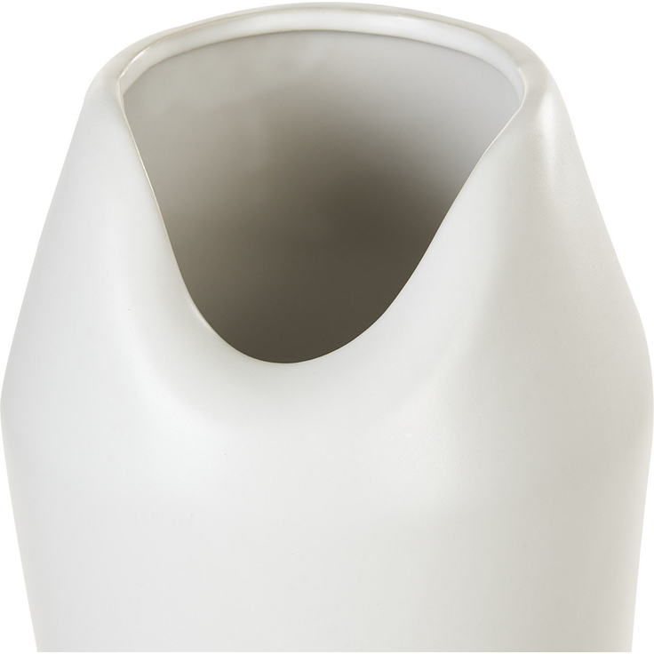 Dekovase APAMEA Steinzeug 33 cm Weiß – Bild 6