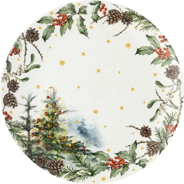 Hutschenreuther Plätzchenteller 28 cm Sammelserie 2023 Am Weihnachtsbaum..