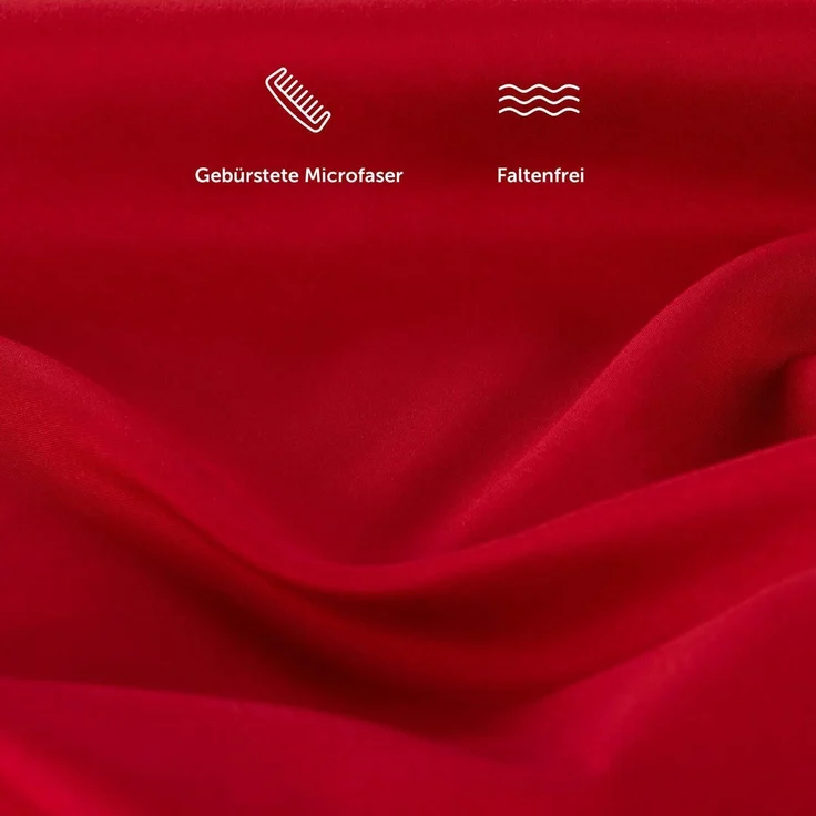 Blumtal® Spannbettlaken 200x200 cm aus Microfaser - Oekotex zertifiziertes Bettlaken 200x200 cm - Spannbetttuch 200x200 cm/Leintuch 200x200 cm - Bettbezug 200x200 cm - Bettbezug - Bettlaken - Rot – Bild 4