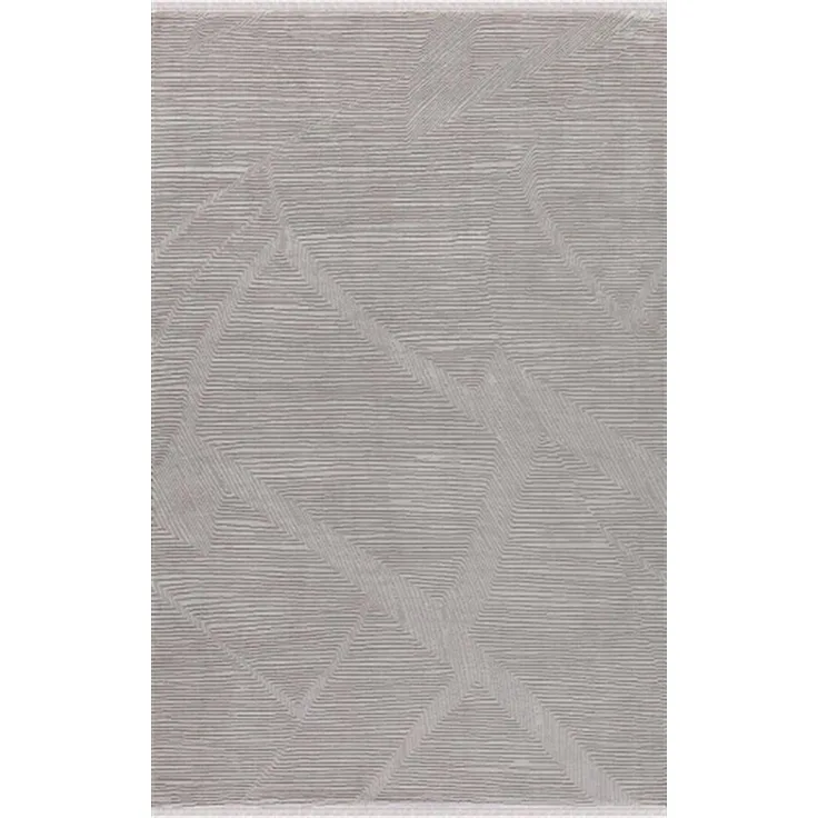 Teppich Recycle 160 x 230 cm Wolle Beige 88781157 [en. casa]