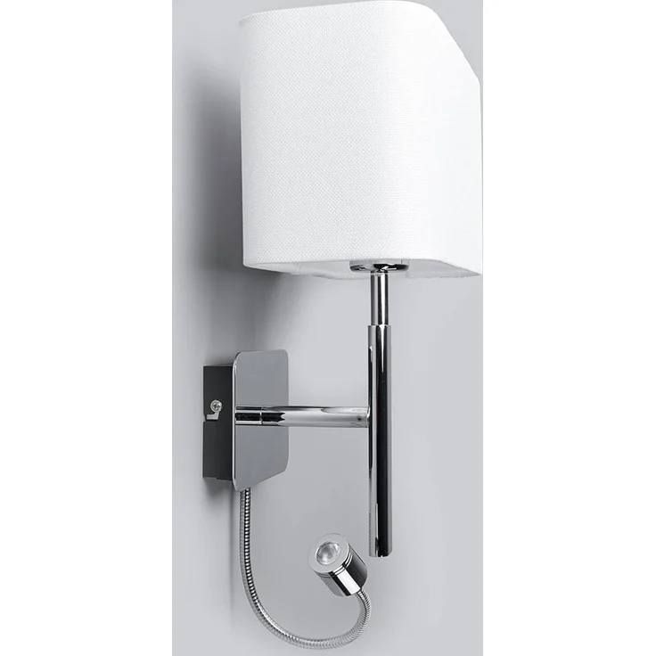Lucande Wandleuchte Jettka, 1 x 60 W E27 (exkl) + 1 x 1 W LED (inkl) – Bild 6