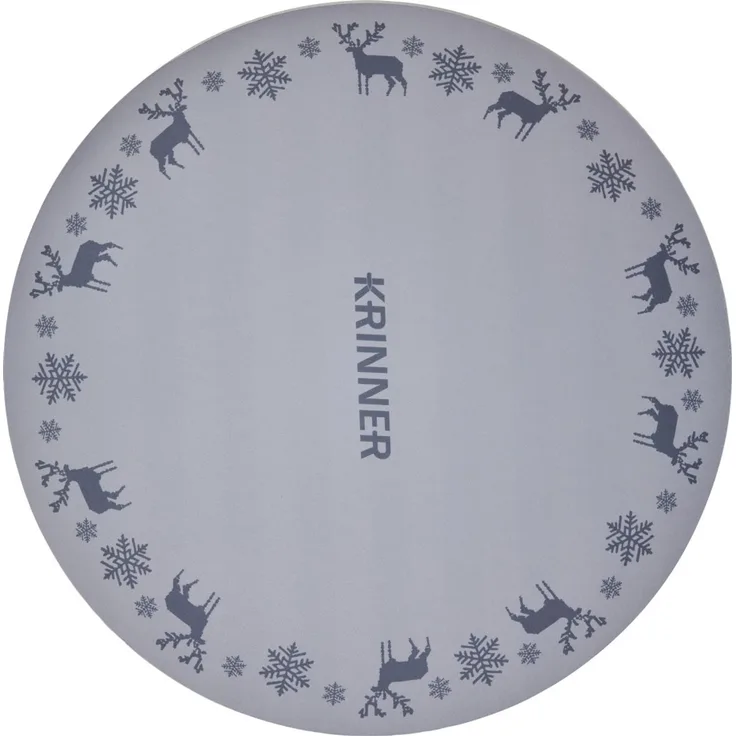 Krinner Weihnachtsbaumunterlage Ø 60 cm grau