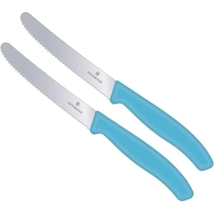 Victorinox | Tafelmesser Swiss Classic | 2 Stück | Karibikblau | Swiss Made | ideal auch als Frühstücksmesser – Bild 2