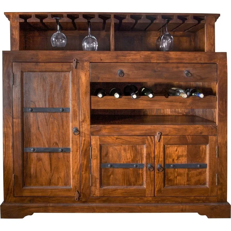 Bar Akazie 140 x 66 x 125 honig lackiert OXFORD #0903