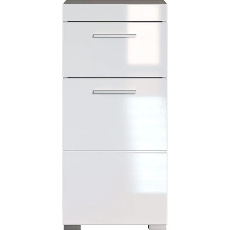 Trendteam 'Amanda' Midischrank, Holz, 79 x 31 x 37 cm, Weiß – Bild 1