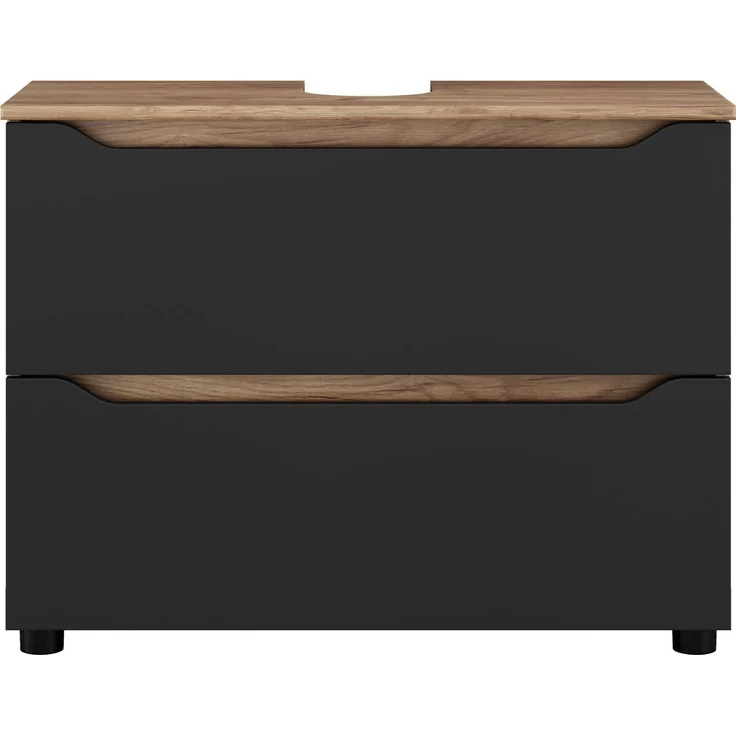 OTTO home Waschbeckenunterschrank Visali Waschtisch in 60 und 80cm erhältlich, 2 Schubladen, zum Stellen – Bild 4