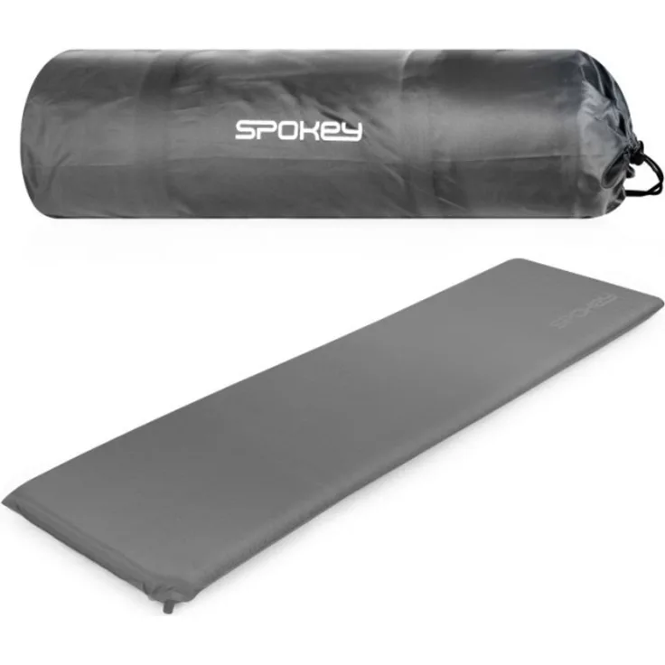 Spokey selbstaufblasende Matte FATTY grau (927848)