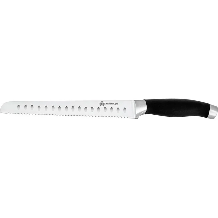 Carl Schmidt Sohn Brotmesser SHIKOKU, 20 cm, Edelstahl rostfrei, mit Kullenschliff