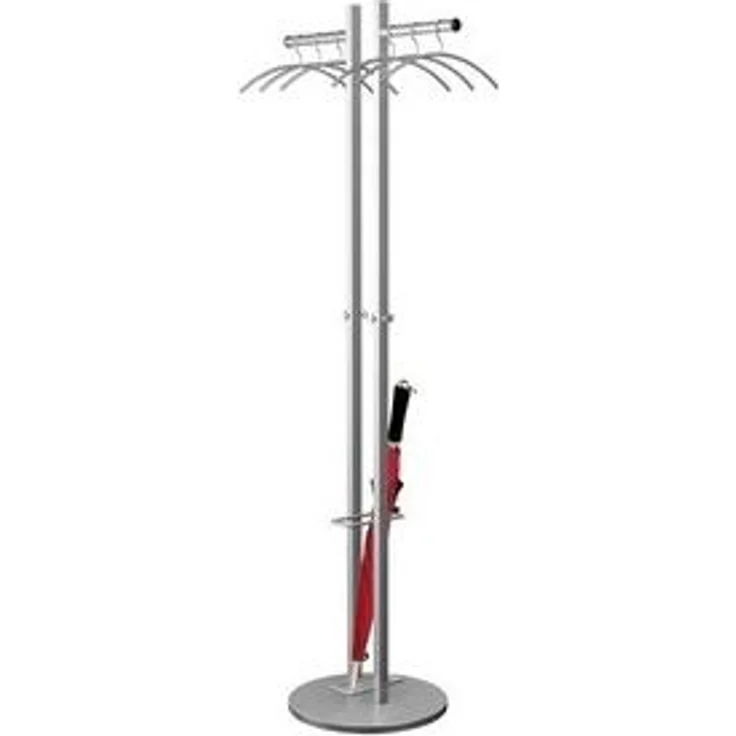 Kerkmann Kleiderständer Master alusilber 39,0 x 167,0 cm 6 Haken – Bild 4
