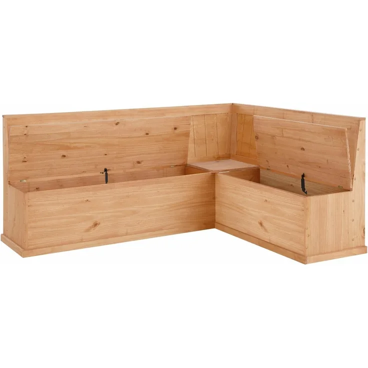 Home affaire Eckbank Sara, TOPSELLER! (Eckbank, OTTOs Choice), aus massiver Kiefer in 2 Größen, Stauraummöglichkeiten