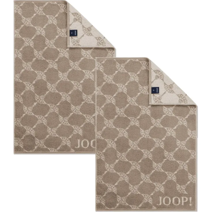 2 Stück Joop! Gästetuch Cornflower 1721-30 sand 30x50