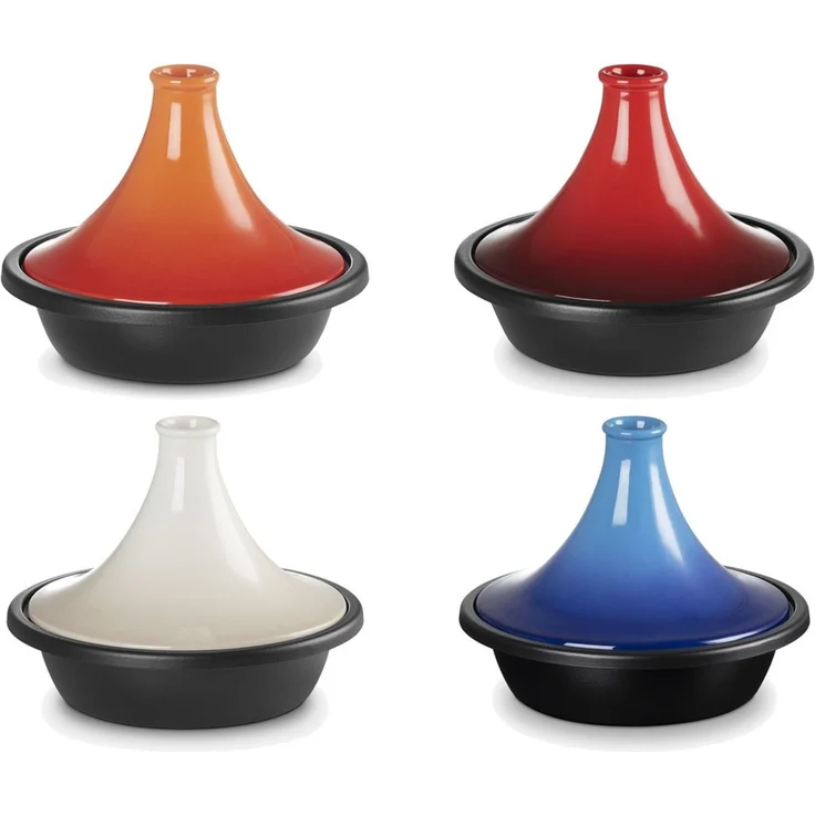 Le Creuset Gusseisen Tagine 31 cm ofenrot – Bild 5