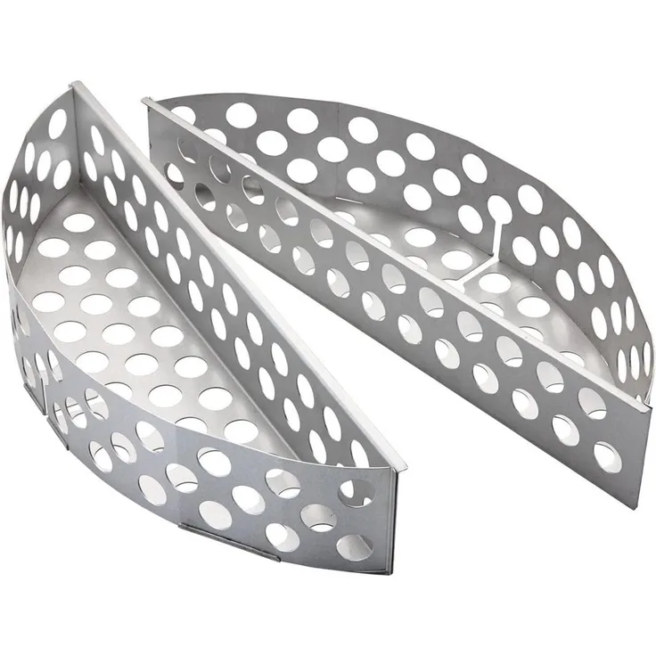 Rösle 'F50/F50 AIR' Kohlekorb 2-tlg, Stahl silber, Ø 50 cm