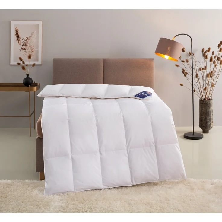 Excellent Daunenbettdecke Zürich, Bettdecken für Sommer und Winter, Decke, Füllung: 100% Daunen, Bezug: 100% Baumwolle, Bettdecke 135x200 cm, 155x220cm und weitere Größen, Made in Germany – Bild 5