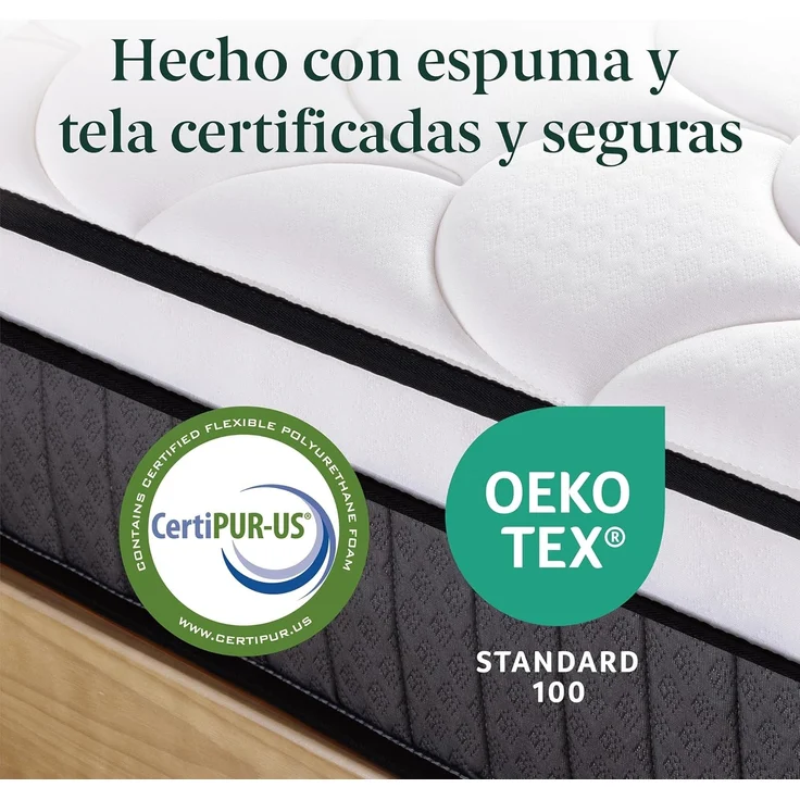 Zinus Conventional Bed Mattress Foam, Weiß, 135x190 cm – Bild 5