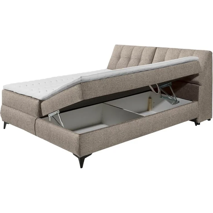 Boxbett Atlantis 160x200 cm in Sand von ED Exciting Design mit Bettkasten – Bild 2