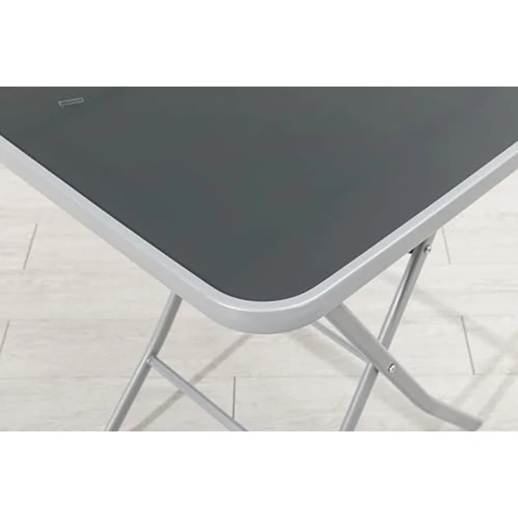 GARDA Gartentisch Klapptisch 80x80 cm klappbar anthrazit – Bild 4