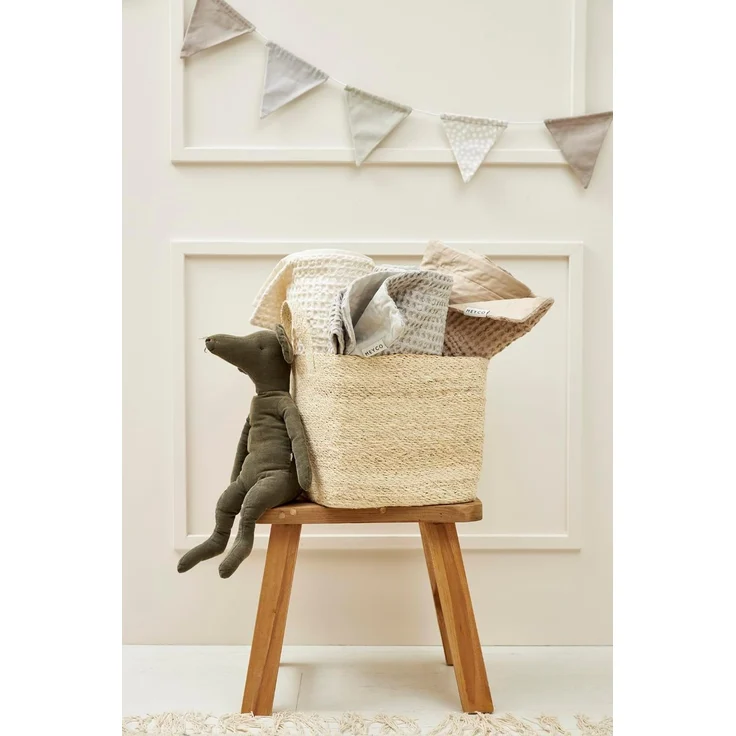 Meyco Waffel Babydecke - 75 x 100 cm - Natur Créme – Bild 6