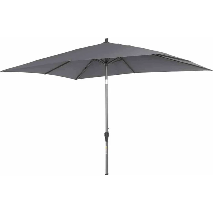 Siena Garden Mittelstockschirm Avio anthrazit 300 x 200 cm – Bild 1