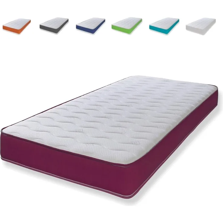 eXtreme comfort ltd Essentials Purple Cooltouch Wave & Colours Hybrid-Matratze aus Memory-Schaum und Pinna-Coil-Federkernmatratze, 18 cm tief, violett, 5ft King Size 150x200 cm
