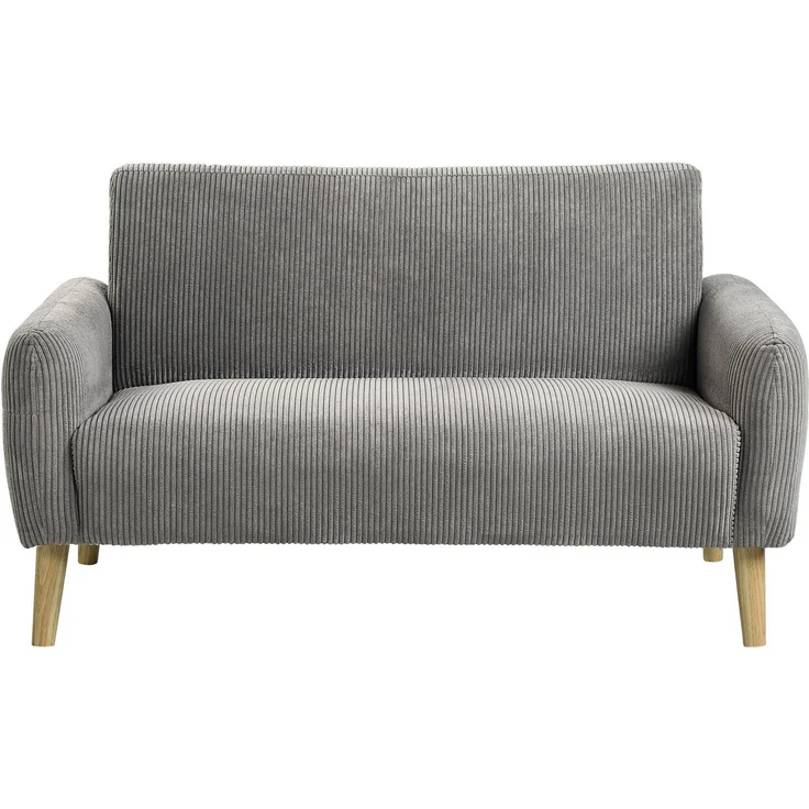 ATLANTIC home collection 2-Sitzer Moby, mit Federkern, kleiner Tasche und in modernem Cordbezug – Bild 1