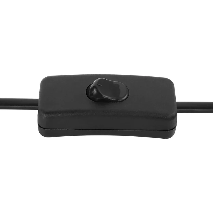 Tischleuchte, Metall schwarz, Glas rauch, H 23,5 cm – Bild 8