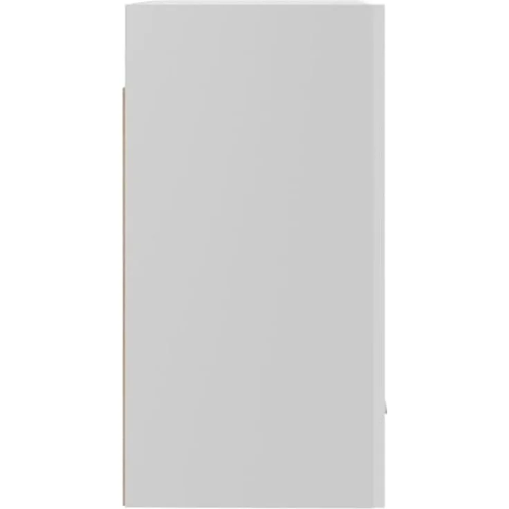 vidaXL Hängeschrank 2 Regalböden Küche Schrank Einbauküche Küchenzeile Küchenmöbel Oberschrank Küchenschrank Hochglanz-Weiß 50 x 31 x 60 cm Holzwerkstoff – Bild 7