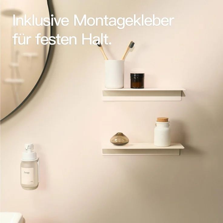 Designfabrik Hamburg Badregal DFHH KR, 1-tlg, Ohne Bohren – Bild 4