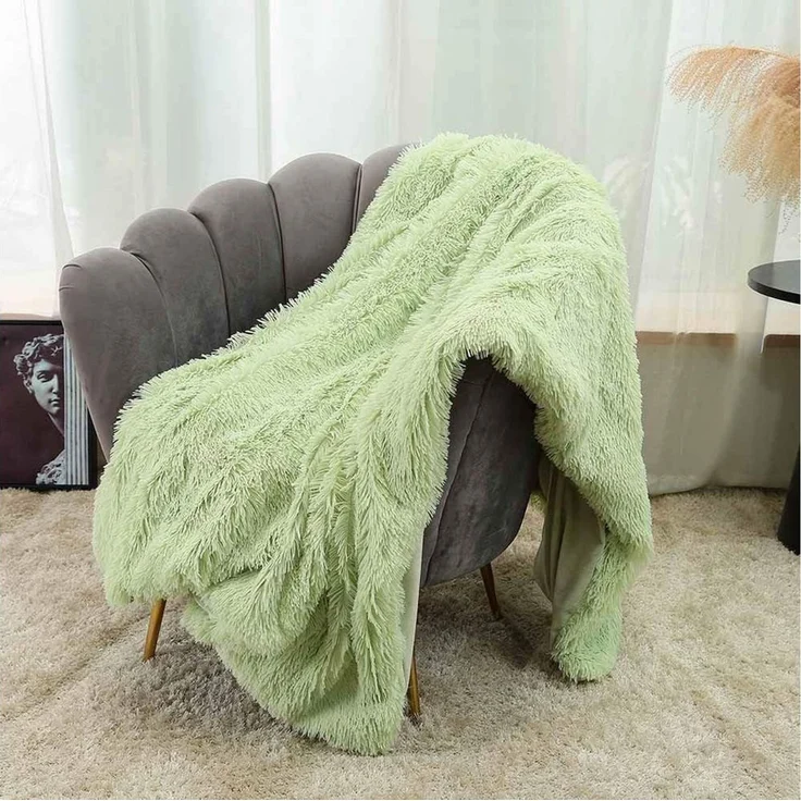Wohndecke Kuscheldecke Flauschig,Ultraweiche Fleecedecke Leichte Warme Sofadecke, TUWENA, Wohn Kuscheldecke, Gemütliche Couchdecke, Atmungsaktiv & Pflegeleicht – Bild 3