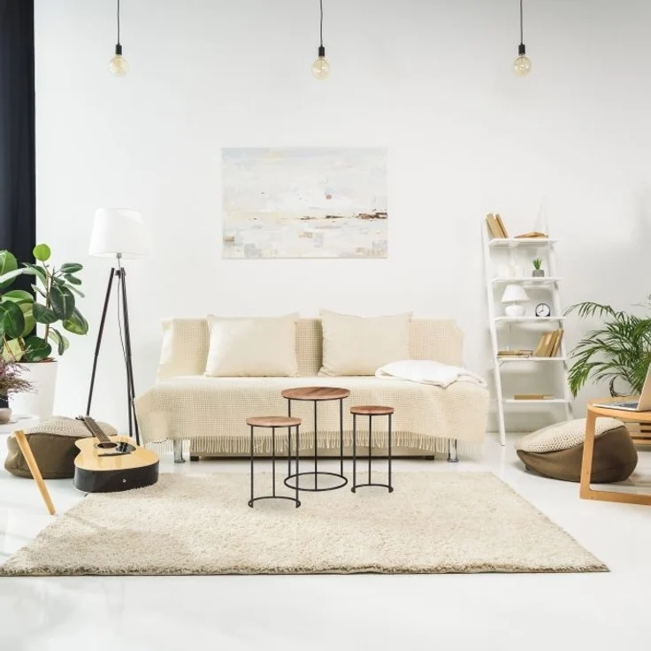 Beistelltisch 3er Set Mangoholz – Bild 3