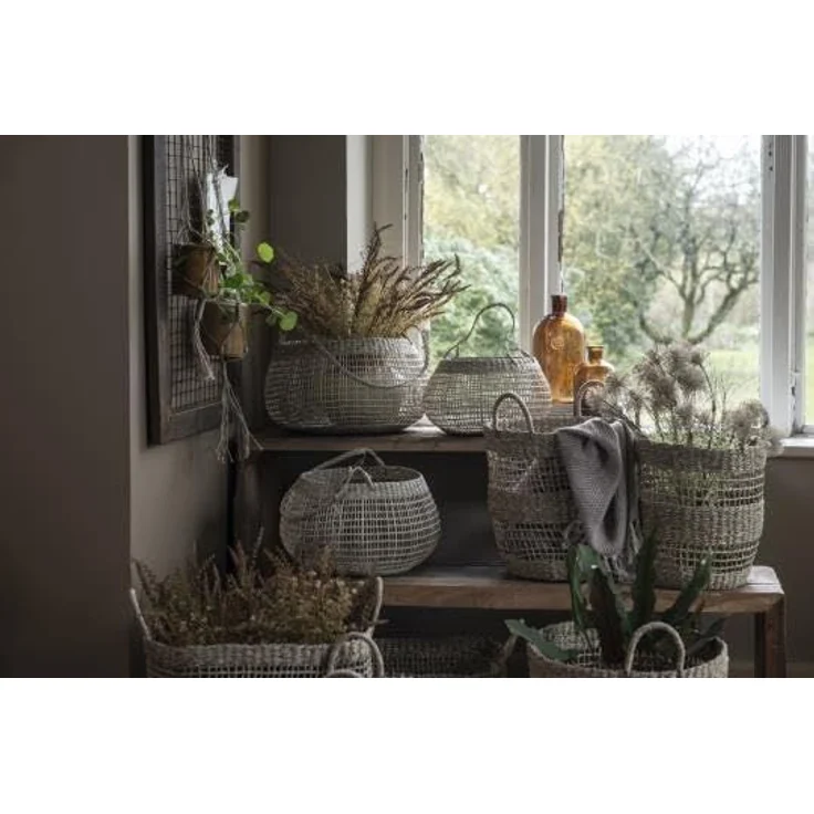 Ib Laursen - Teppich Läufer Wohnraum Rund D 90cm Jute Natur 65012-30 – Bild 4