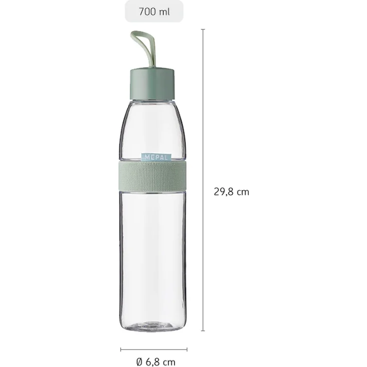 Mepal ELLIPSE Trinkflasche 700 ml Nordic Blue – Bild 3