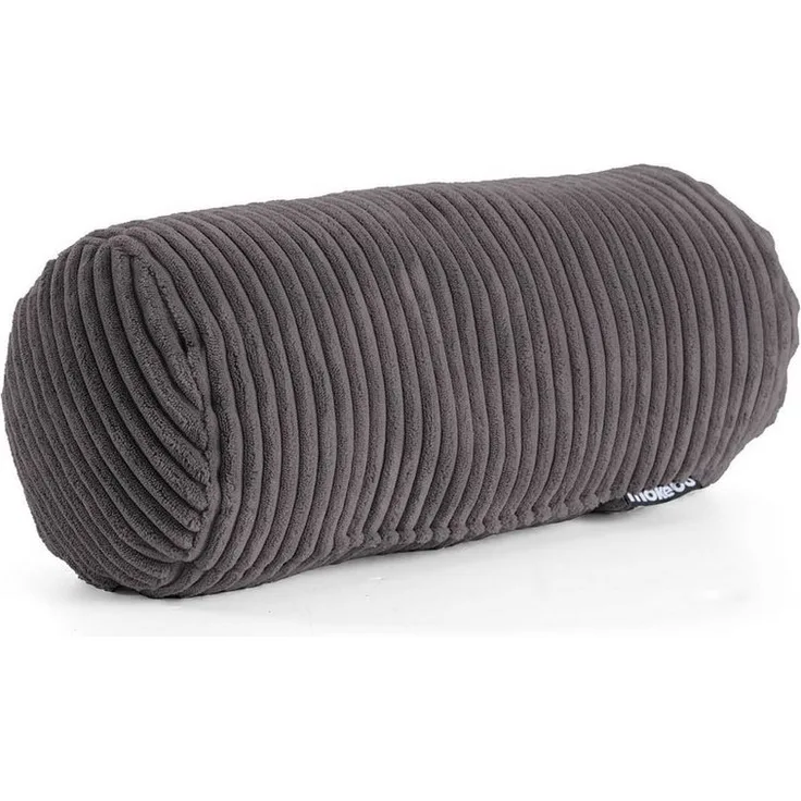 mokebo Nackenrolle Das Nickerchen, aus Cordstoff, auch als Nackenkissen, Kissenrolle oder Zierkissen in Anthrazit