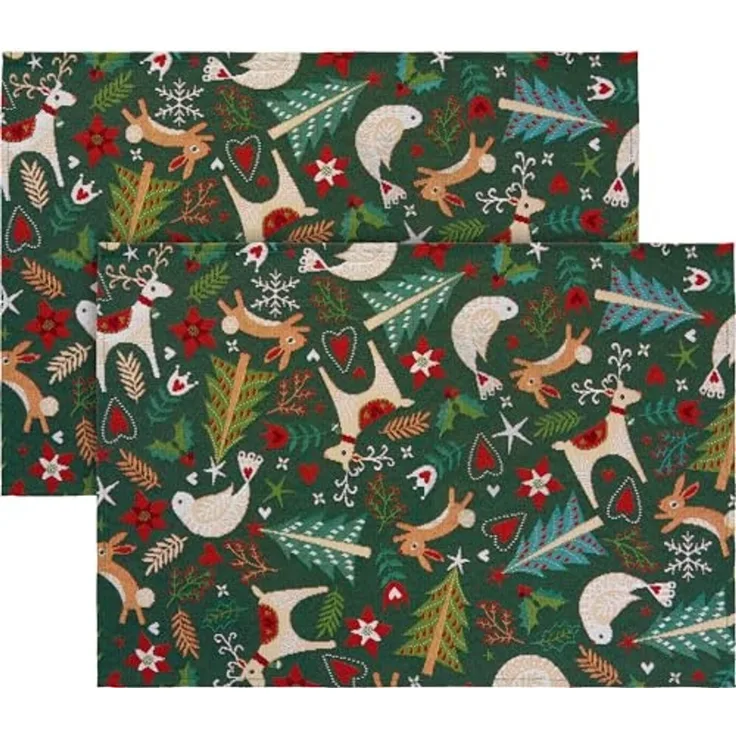 Erwin Müller Platzset Tischset 2er-Pack, Gobelin Motiv