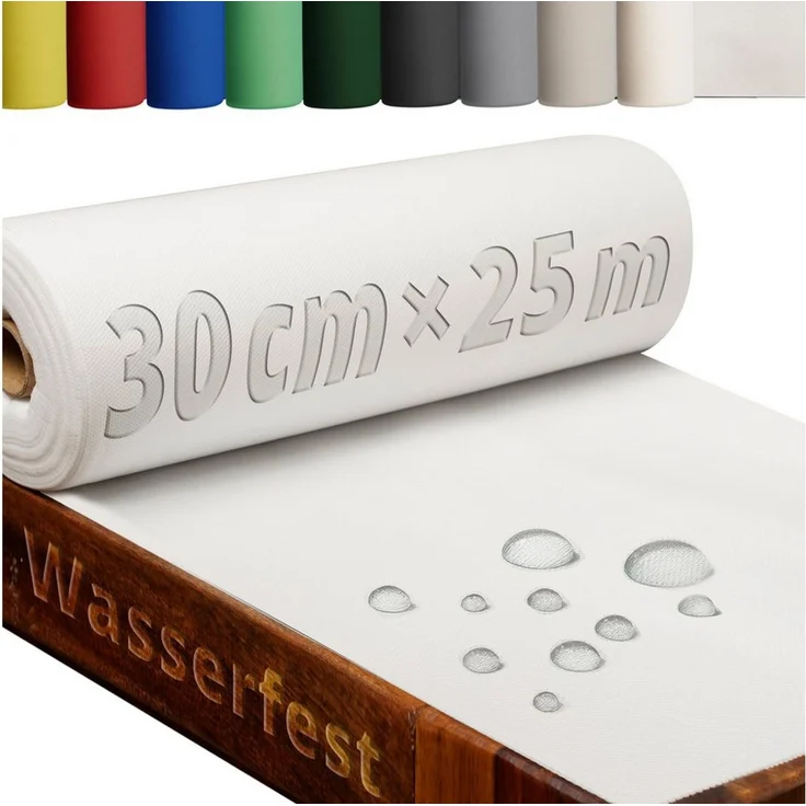 DecoHomeTextil Heimtextilmanufaktur Tischdecke Rolle Vliesstoff Tischläufer Vlies wasserabweisend – Bild 5