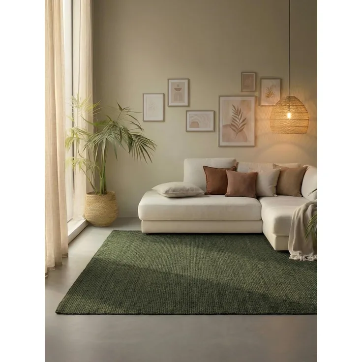 HANSE Home Teppich Jaipur Juteteppich, Läufer und Rund, rechteckig, Höhe: 10 mm, Naturfaser, Nachhaltig, Wohnzimmer, Esszimmer, Schlafzimmer, Boho, GRS