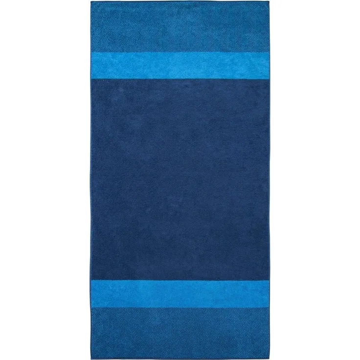 Dyckhoff Saunatuch Two-Tone Stripe, Walkfrottee (1-St), Made in Germany, aus 100% Baumwolle, trocknergeeignet