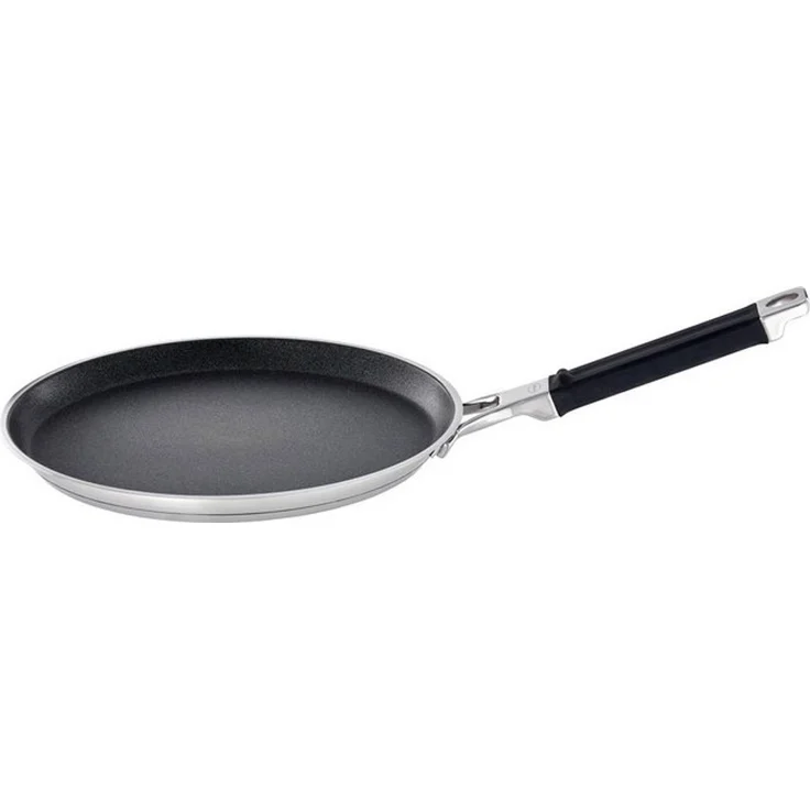 Rösle 'Silence Pro' Crêpes-Pfanne, Edelstahl schwarz, Ø 28 cm – Bild 2