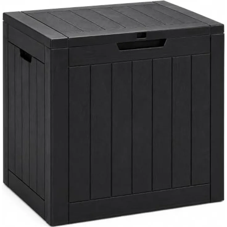 Koll Living Gartenbox Cubex, witterungsbeständig, pflegeleicht, 118 Liter, Anthrazit, 56 x 43 x 53 cm
