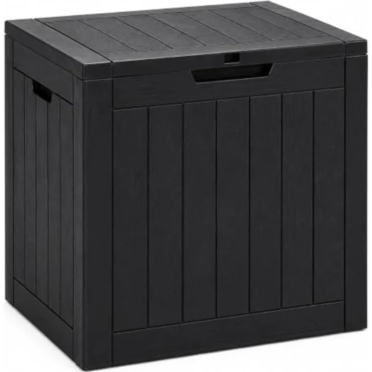 Koll Living Gartenbox Cubex, witterungsbeständig, pflegeleicht, 118 Liter, Anthrazit, 56 x 43 x 53 cm – Bild 1