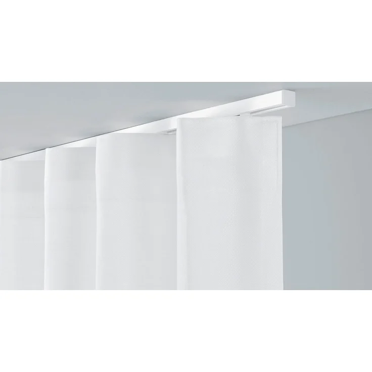 Deco-Raum® 'Square' Gardinenschiene, Aluminium, 350 cm, Weiß – Bild 2