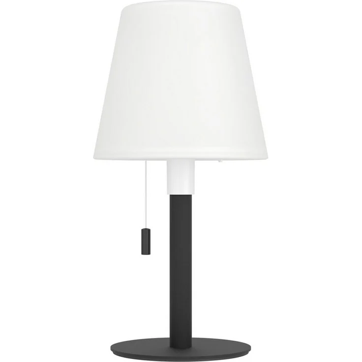 EGLO Tischleuchte MONTAPALMA Tischlampe - Stahl - SOLAR-LED - 2,2W - IP54, Dimmfunktion, Ein-/Ausschalter, Farbwechsel, RGB, USB-Anschluss mit Ladefunktion, mehrere Helligkeitsstufen, LED fest integriert, RGB, Warmweiß, Akku Tischleuchte, Außentischleu... – Bild 1